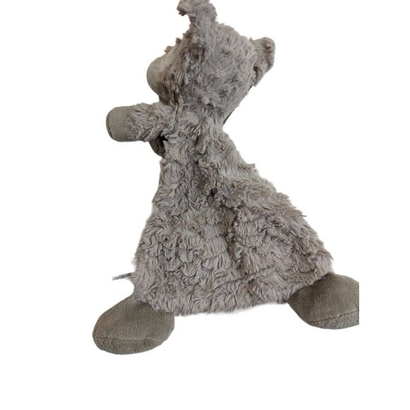 DEMDACO  sheep lamb lovey  plush toy stuffed animal 14 inch gray  rattle - Picture 7 of 9